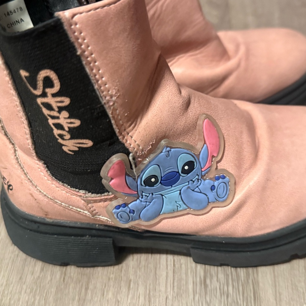Stitch Kids Boots - Pink